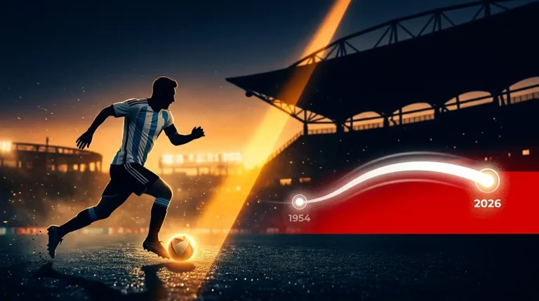 Argentina-Suiza: el ocho de Messi contra la Nati de 1954