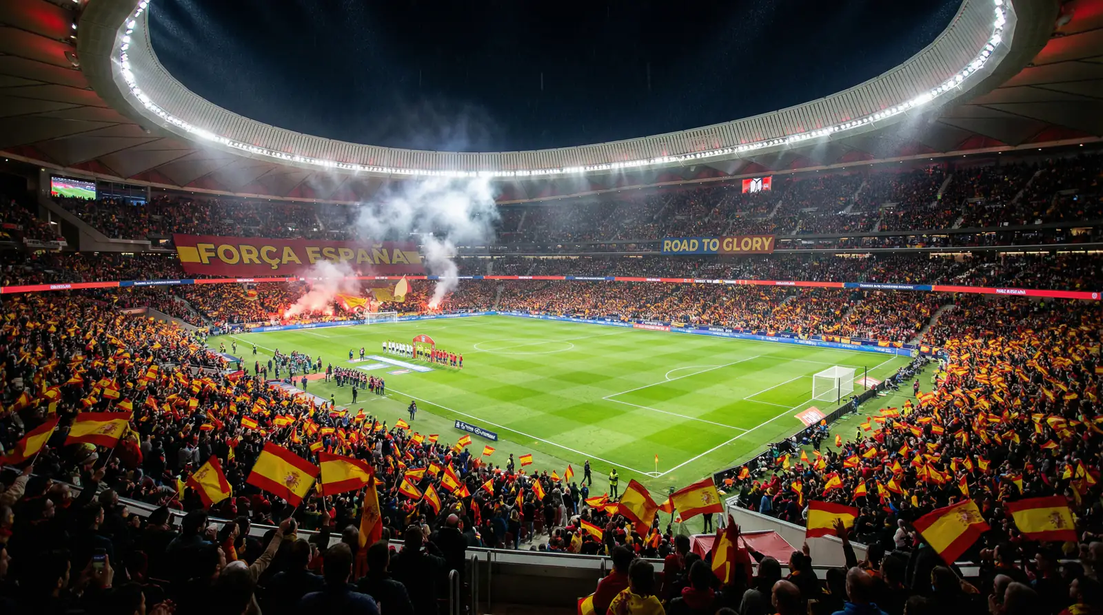 La selección española celebra su clasificación para el Mundial 2026 en Estados Unidos, México y Canadá