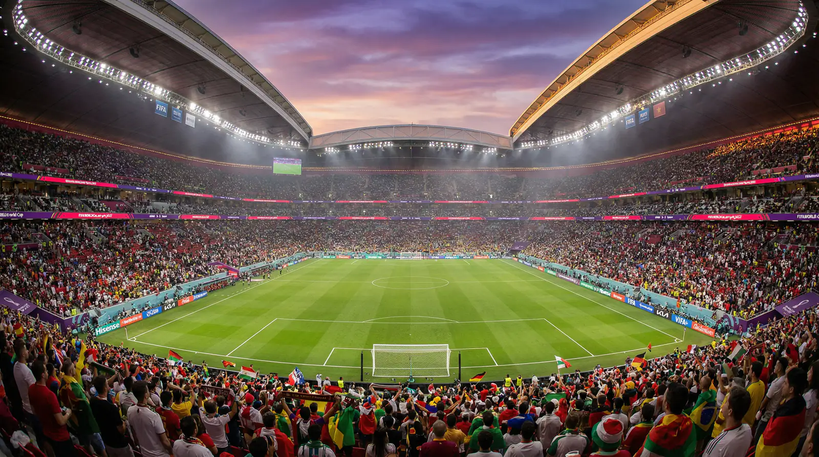 Panorámica del MetLife Stadium preparado para la final del Mundial 2026